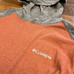 Columbia Long Sleeve Shirt Hoodie Large